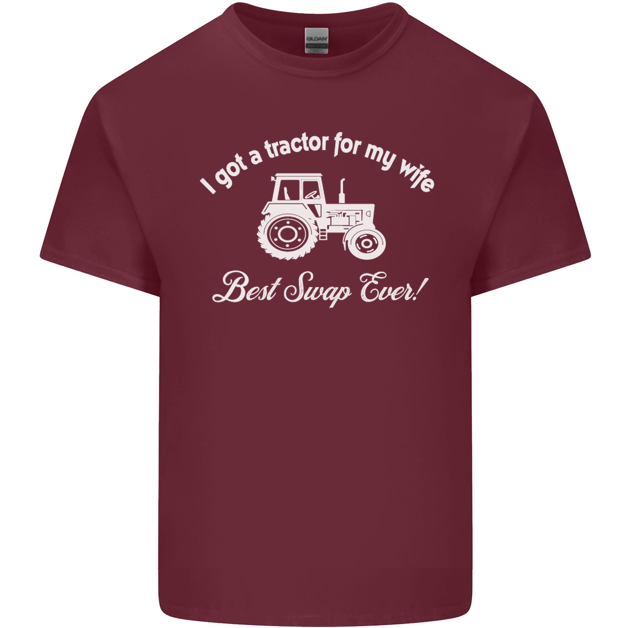 A Tractor for My Wife Funny Farming Farmer Unisexs Light Cotton TShirt S