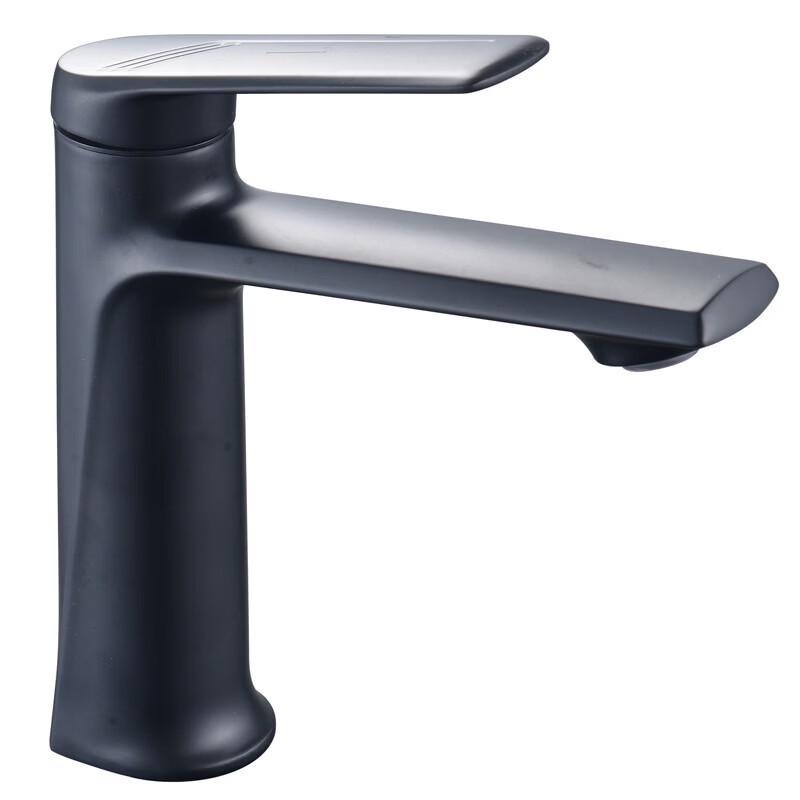 TLXT Black Hot & Cold Basin Faucet