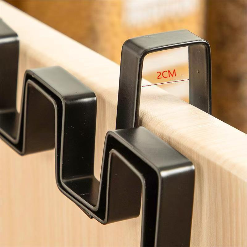 Foldable Garbage Bag Hanging Rack Kitchen Rubbish Holder Over Cupboard Door Trash Holder Kitchen Accessories