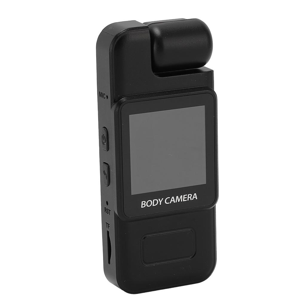 Body Video Recording Camera 4K Motion Detection 180° Rotatable Lens 1000mAH Wearable Camcorder for S