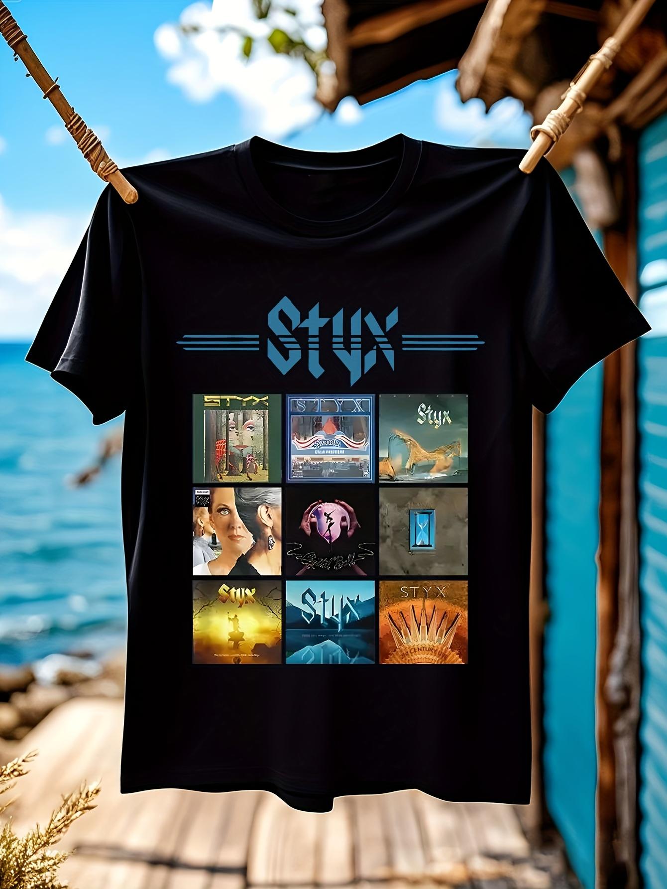 Styx Official Band Graphic Tee - Vintage Tshirt Vintage A... M