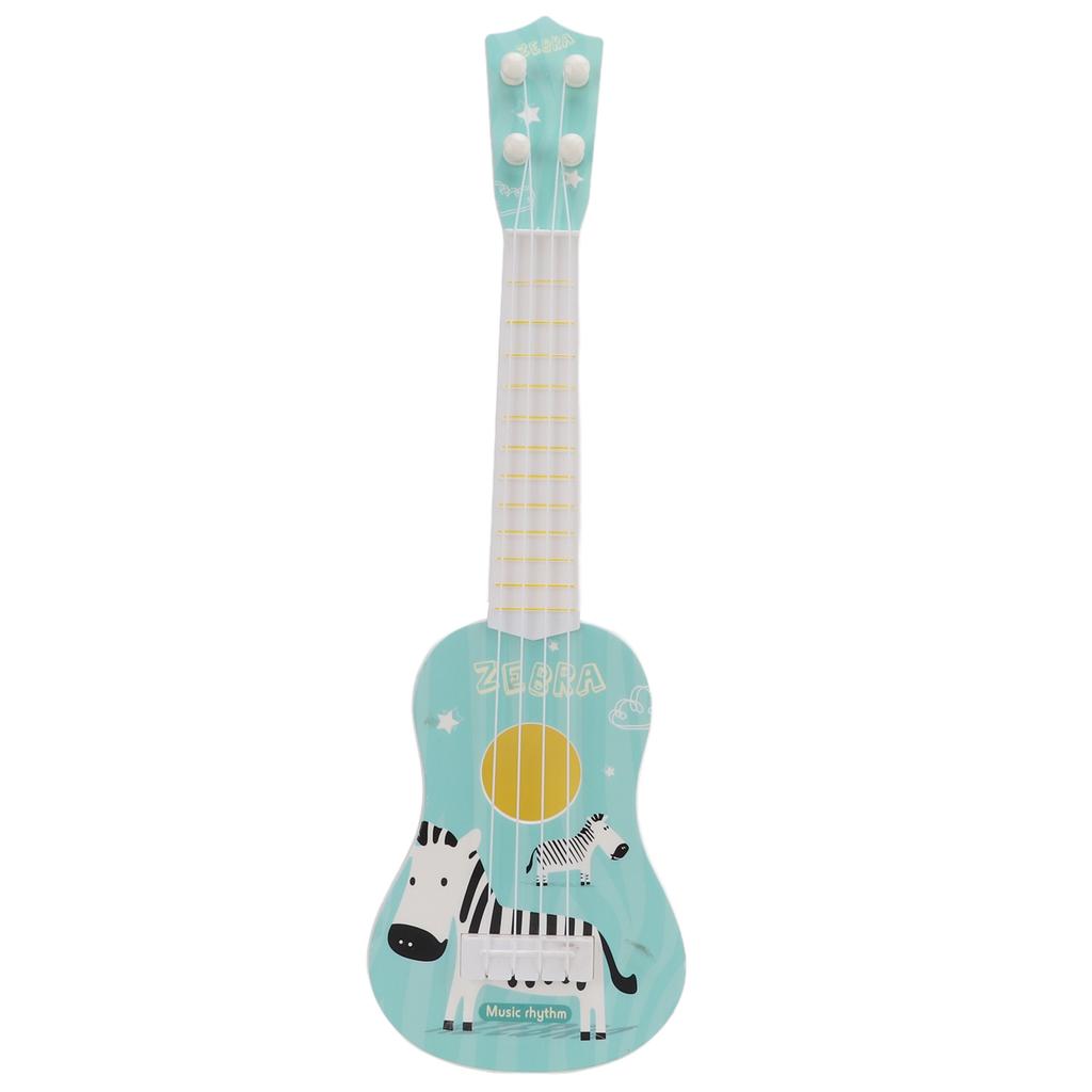 Ukulele Guitar Toys Plastic Ukuleles Musical Instrument Toy with 4 Strings for KidsBlue
