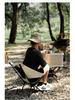 Portable Outdoor Moon Chair with Breathable Mesh Backrest – Folding Chair for Fishing, Art, and Beach Picnics