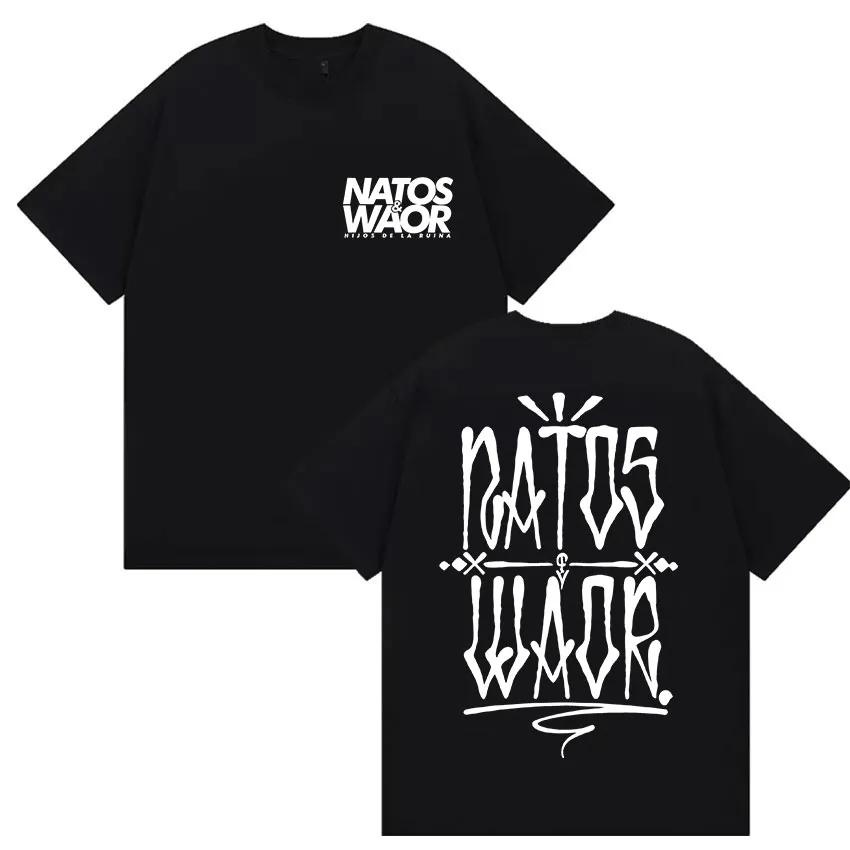 Pop Rapper Nato Y Waor Merch Cotton T Shirt Short Highend Luxury Unisex Style Both Of Unisex And Unisex