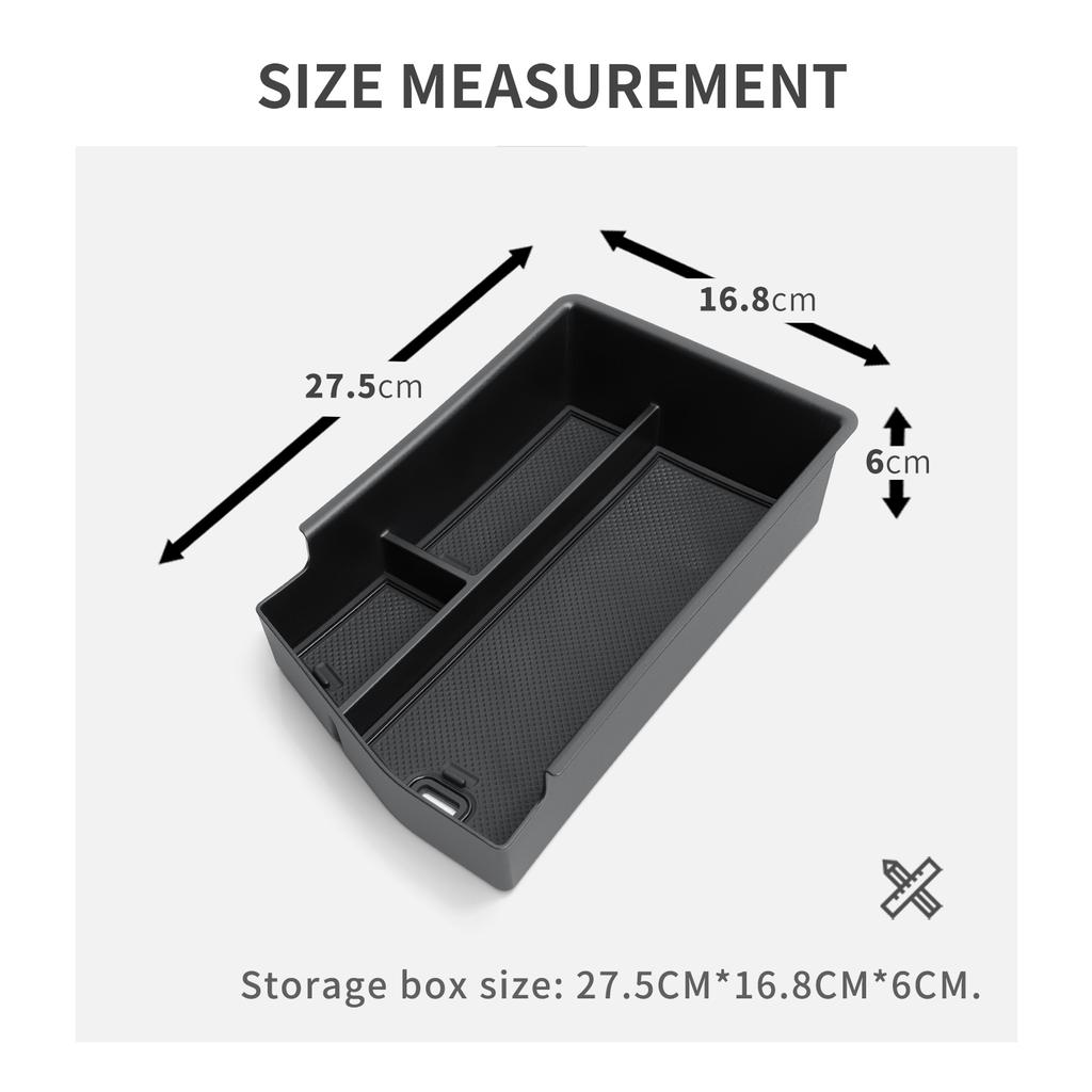 Pentru Hyundai Sonata 2025 N-line Consola centrală Cotiera Cutie de depozitare Tavă Cârmă stânga Organizator Accesorii Aranjare