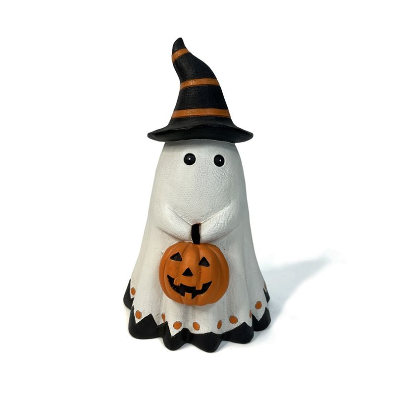 

ABJI-Halloween Ghost Ornaments Holiday Decorations Resin Crafts Home Decoration Suitable For Bookshelves Windowsill Bedroom