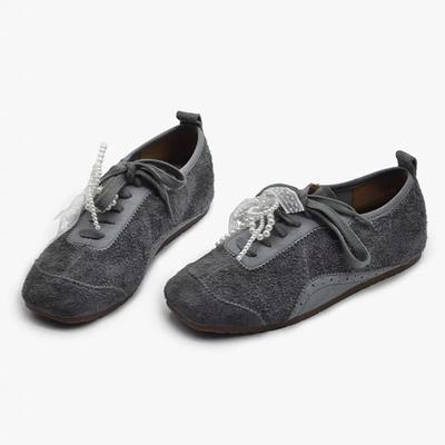 Fashion Flats Women Sport Suede Fashion Loafers Shoes Casual Walking Woman's Sneakers 2025 Running Dress Chaussure Femme