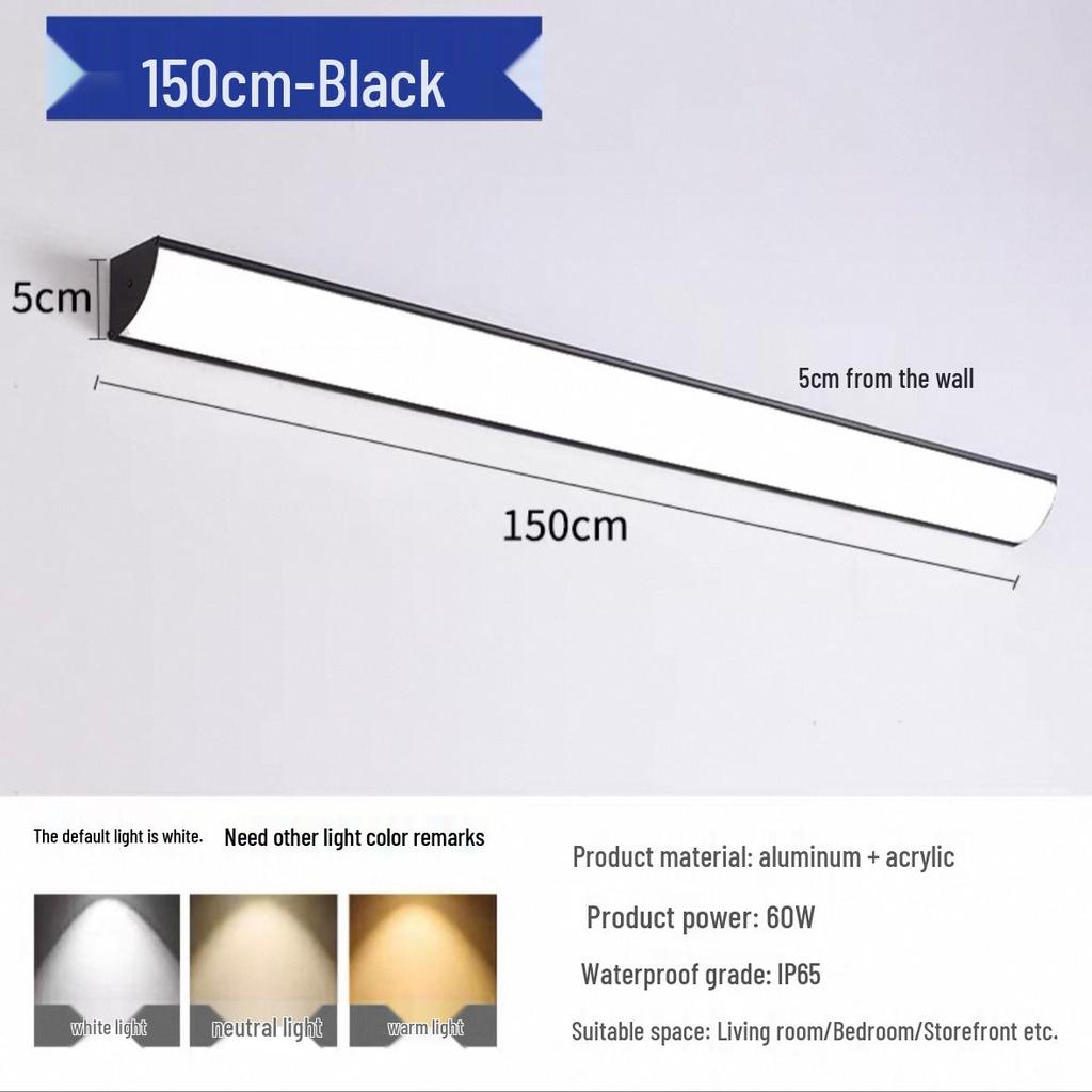 Waterproof LED Outdoor Wall Light for Balcony, Terrace, or Entrance 