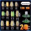 Sequin Long Cast Leech Iron Plate Vib Micro Lure for Freshwater Mandarin Fish & Aspius