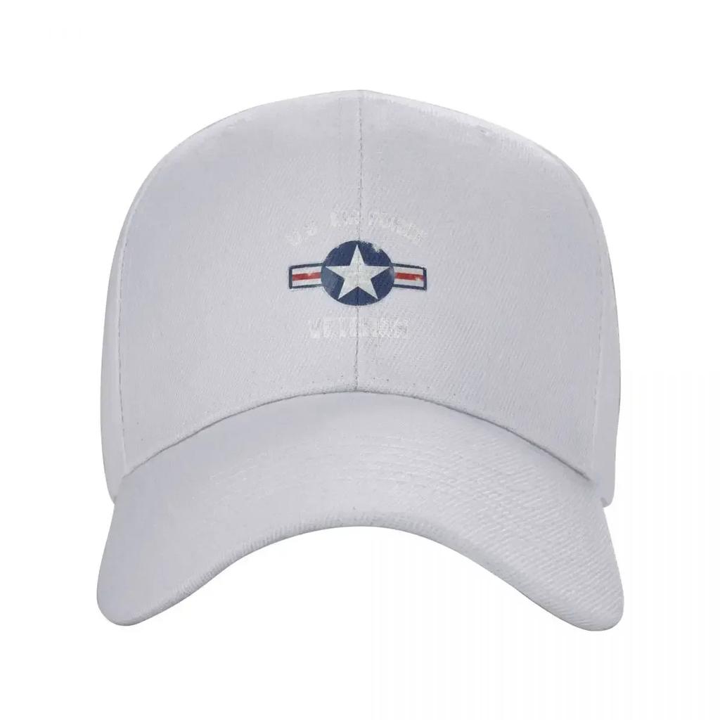 Vintage USAF Veteran  Vintage US Air Force Veteran Tee Premium Baseball Cap Hat Unisex Luxury Snap Back Hat Women Hats Unisexs