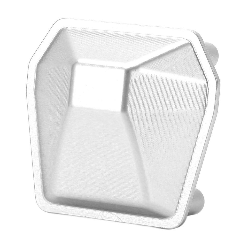 Axle Diff Cover Aluminum Alloy Differential Cover for Axial Scx6 AXI05000 1 6 RC Crawler CarSilver