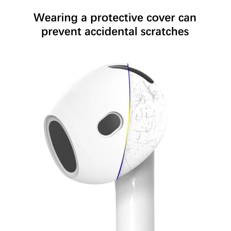 1 Paar Silikon-Ohrpolster für Airpods 4-Hülle, kabellose Ohrhörer, schützende Ohrkappen, Abdeckungen für Airpods 4, Ohrpolster, Ohrstöpsel