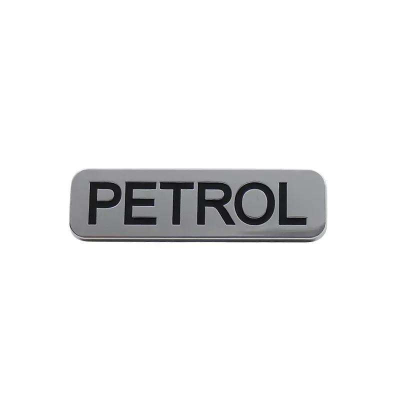 3D Premium Petrol Oil Vehicle Fuel Marking Car Engine Hood Fender Tail Rear Decal Emblem Badge Sticker for Universal