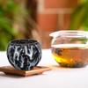 Ceramic Tea Cup Traditional Chinese Design Portable Daily Use Teacup for Tea Ceremony and Present for Friends and Family