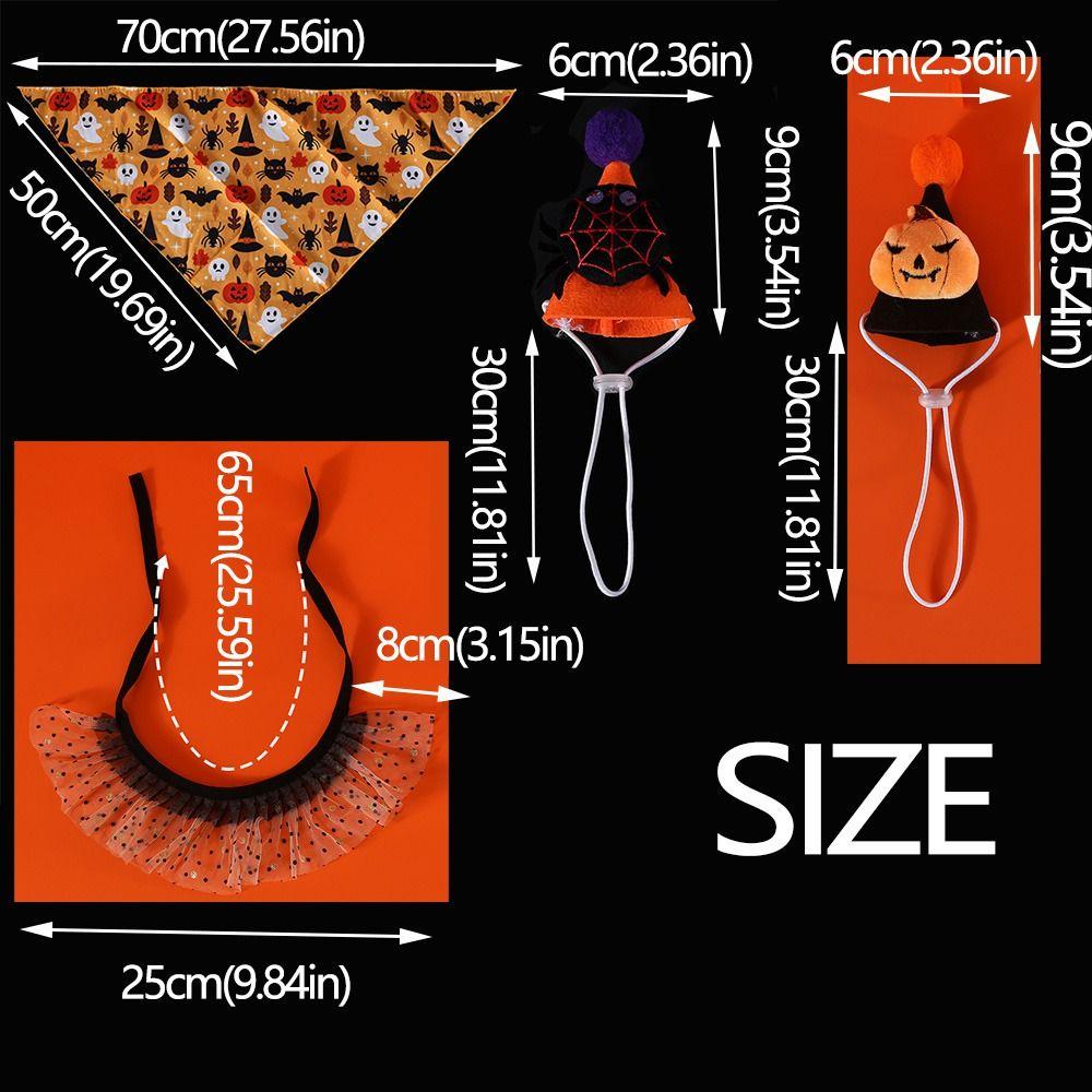 Felt Kitten Dress Up Accessories Cartoon Pumpkin Dog Headwear Funny Pet Supplies  Puppy