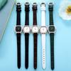 Watch Belt, Simple Temperament, Light Luxury, Small And Exquisite Women'S Square Watch, Support