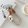 3D Braided Flower Phone Lanyard Keychain For iPhone 17 ProMax Girl Anti-Lost Knot Rope Strap Car Diy Accessories Fashion Keyring