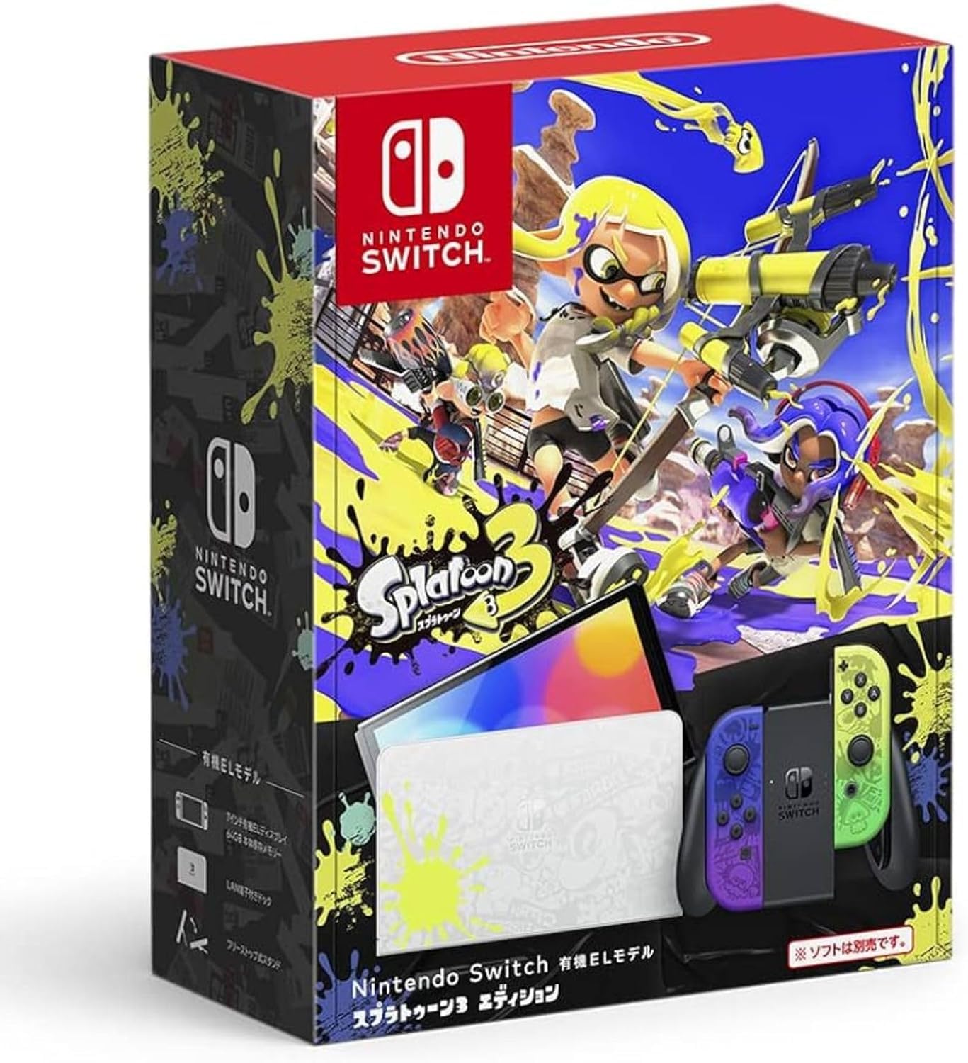 

Refurbished Nintendo Switch (OLED Model) Splatoon 3 Edition (HEG-S-KCAAA)