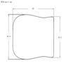 Sliver Metal Guitar Bridge Tailpiece Cover Protective Muscial Cover Tool for TL Electric Guitar