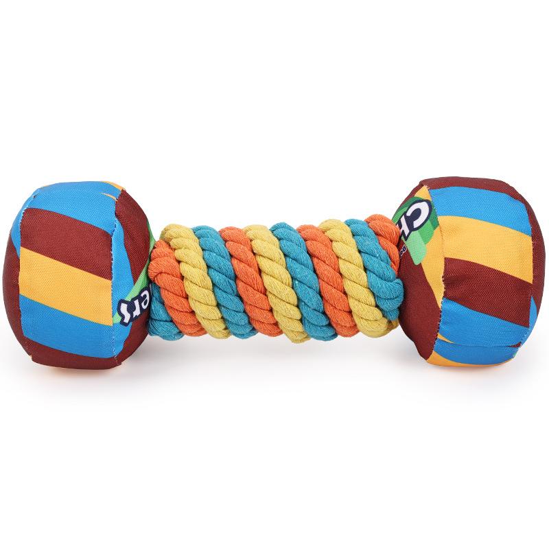 Pet Toy Rainbow Twist Candy Cat Dog Boredom Training Teething Sound Toy