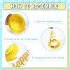 Faccito 30 Pcs Happy Birthday Hanging Swirl Decorations Happy Birthday Glitter Hanging Ornaments for Party Supplies Decor