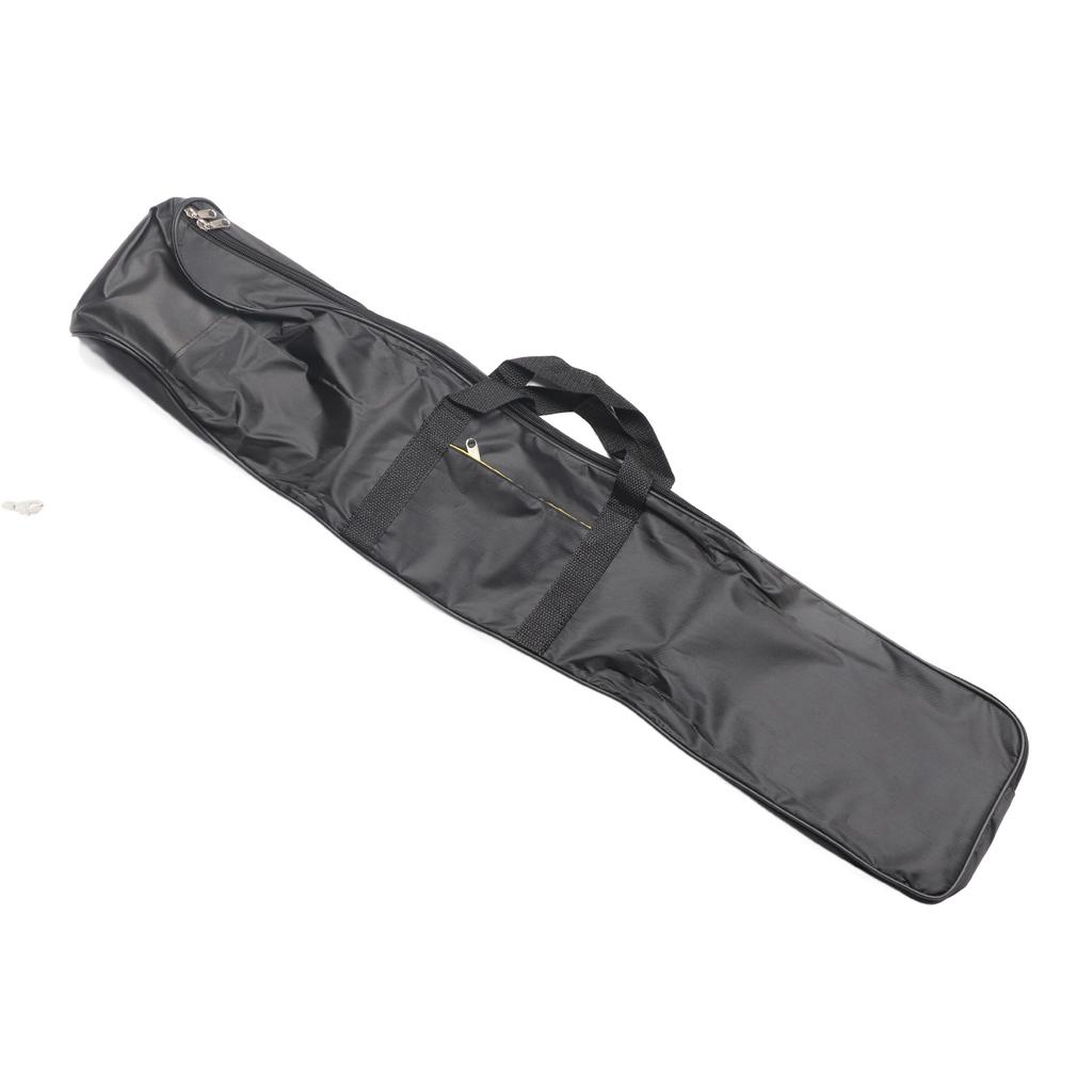 Black Chinese Erhu Storage Bag Canvas Rain Proof Practical Comfortable Hand Feel Soft Erhu Bag 90cm