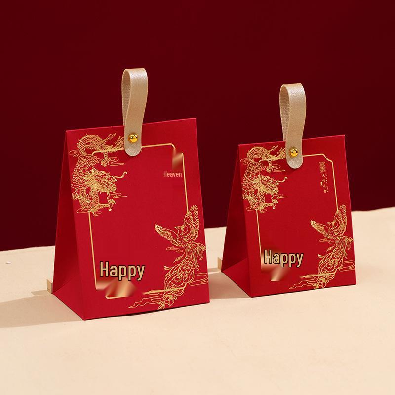 2025 Elegant Wedding Candy Gift Box – High-End Handheld Packaging