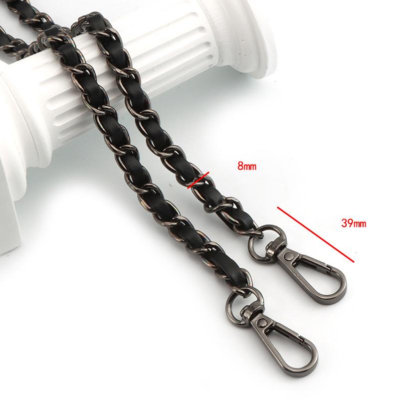 120Cm Long Pu Leather Bag Strap For Crossbody Handbags Shoulder Bag Strap Replacement Accessories 0.8Cm Wide Bag Chain
