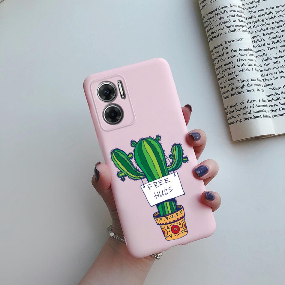 For Xiaomi Redmi Note 11E Case Cute Cactus Avocado Painted Phone Cover For Xiaomi Redmi 10 11 Prime 5G Note11E 11 E Coque Fundas