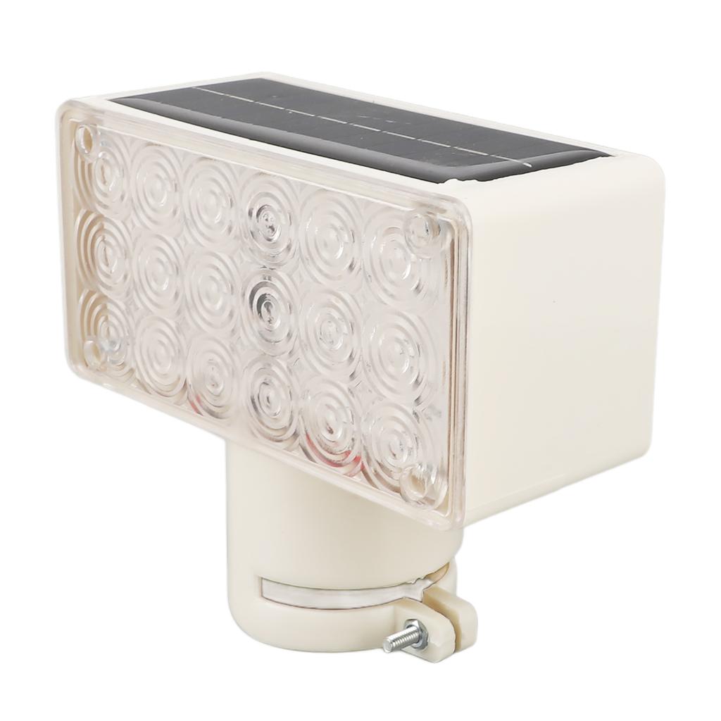 Solar Road Warning Light Red Blue Alternating 18LEDs Single Sided Waterproof Solar Traffic Safety