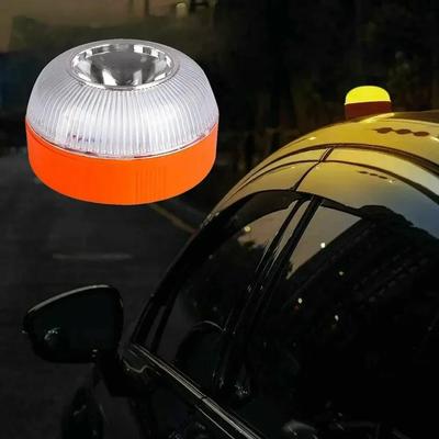 Lumière d'urgence pour voiture Signal V16 Homologué Balise Approuvée Rechargeable par USB Induction Magnétique Stroboscope Accessoire de Lumière de Sécurité