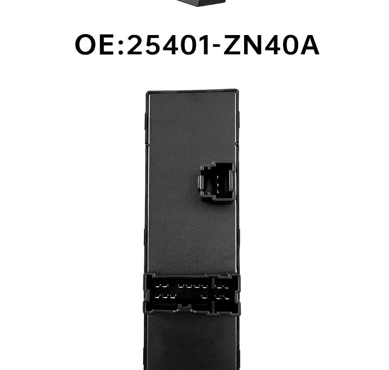 Nissan Teana Driver's Side Window Lifter Switch 25401-ZN40A