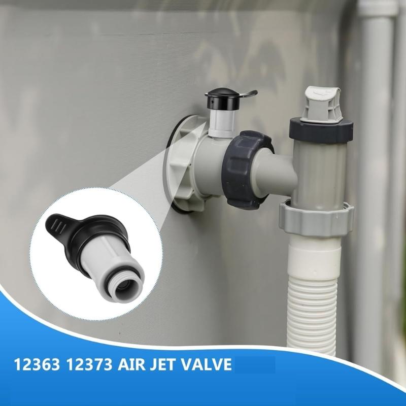 Plastic Air Jet Valves for Above Ground Pools Enhancing Inflation Efficiency Easy Installation Swimming Pool Accessories