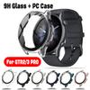 9H Stikla+PC Korpuss Aamazfit GTR 4 3 2 Pro Viedpulksteņa Piederumi Bufera Rāmis Aizsargs priekš Huami Amazfit GTR 4 GTR Mini Korpusa