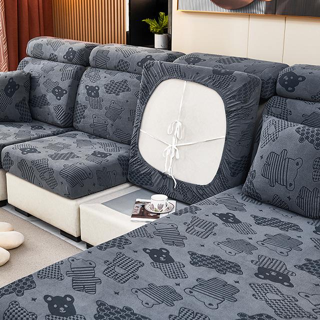 Neu Jacquard Sofa Sitzkissen Abdeckung Für Möbel Schutz Sofa Abdeckungen Haustiere Kinder Waschbar Stuhl Kissen Abdeckungen Fall Abnehmbare