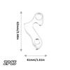 1pair Universals Bike Rear Derailleur Tail Hook Bicycles Rear Derailleur Hanger Cycling Frame Gear Tail Hook Enduring