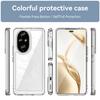 For Honor 200 Pro 5G Transparent Case Electroplating Buttons (Big Rear Lens Hole)