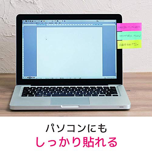 Post-it notes, strong adhesive, portable, pop-up, with case, black, 75 x 25 mm x 3 colors, 28 pieces each POFP-TRIO1