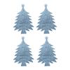4pcs Christmas Tree Cutlery Holder for Kitchen Tableware Fork Knife Spoon Bags
