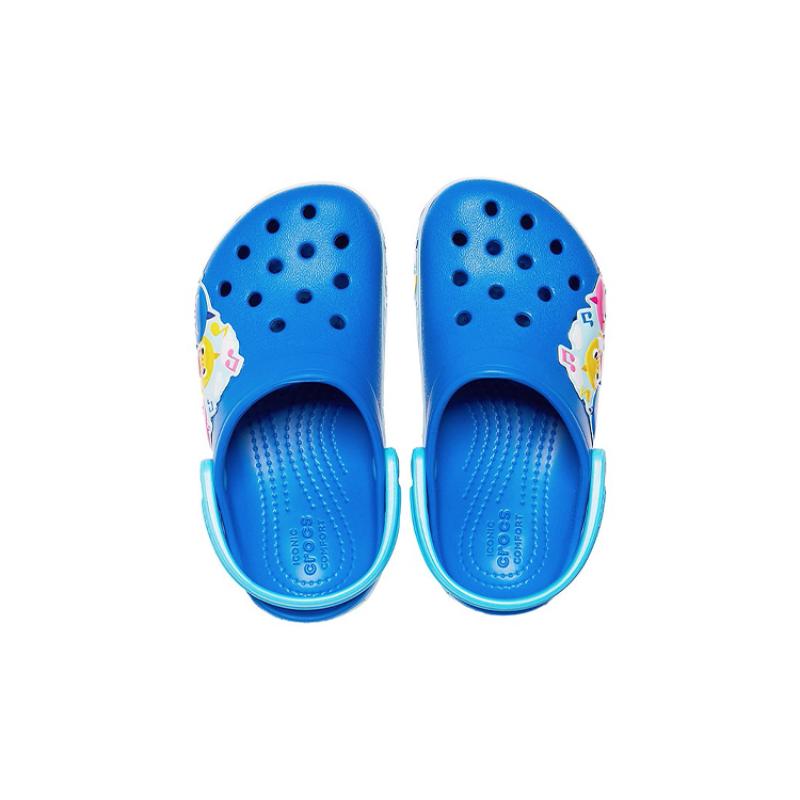 Crocs Classic clog Fun Academy Baby Shark Hole Shoes Blue Kids' Model