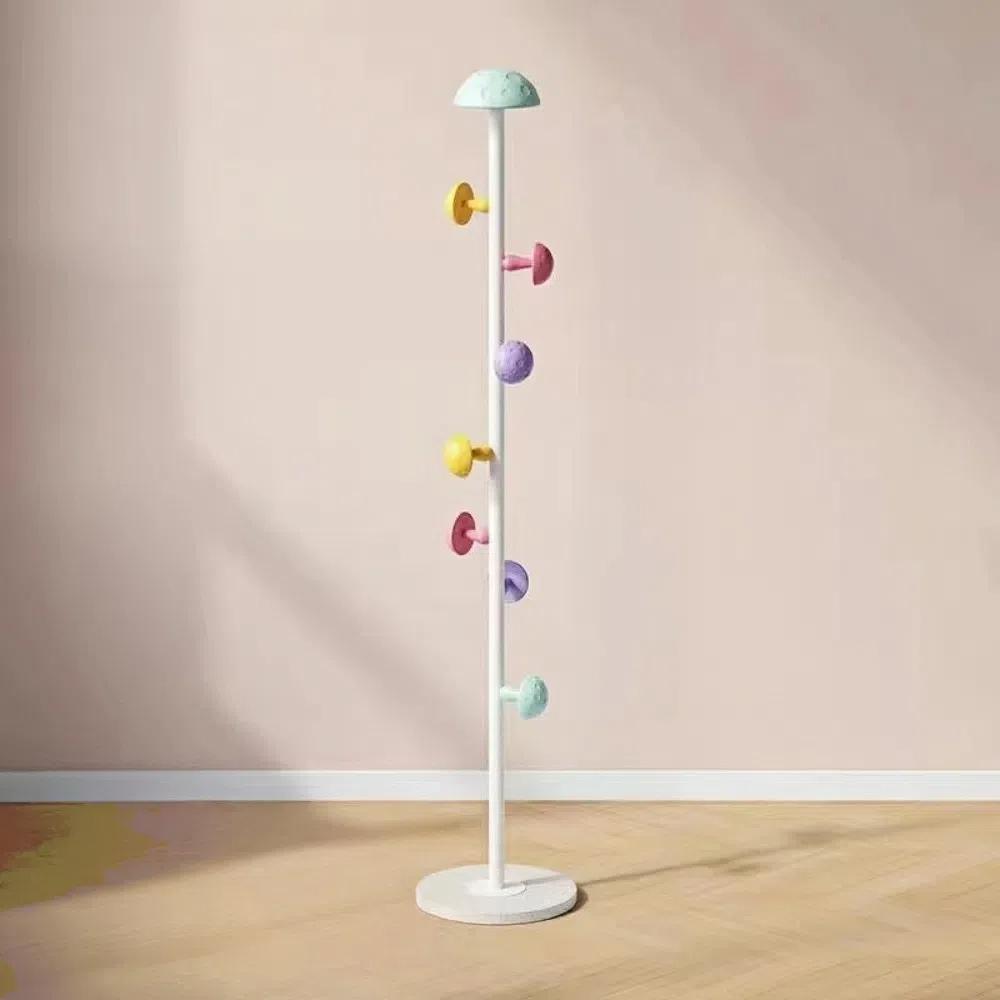 

Новый Стоячий Гриб Подвесная Вешалка Разноцветная Легко Собрать Вешалка для Одежды Мультяшная Прочная Вешалка Хранение в Шкафу белый