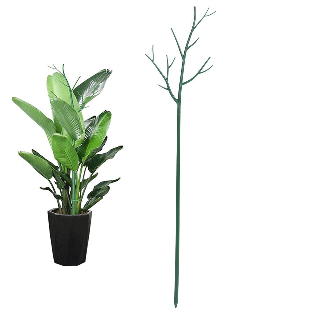 Plant Support Stakes Removable Garden Tree Branch Shape Green Plant Pole for Potted Plants and Flowers