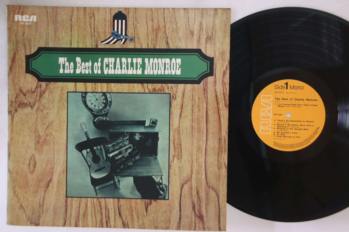

LP Record CHARLIE MONROE - Best Of Charlie Monroe RA5511 RCA Japan Folk Used