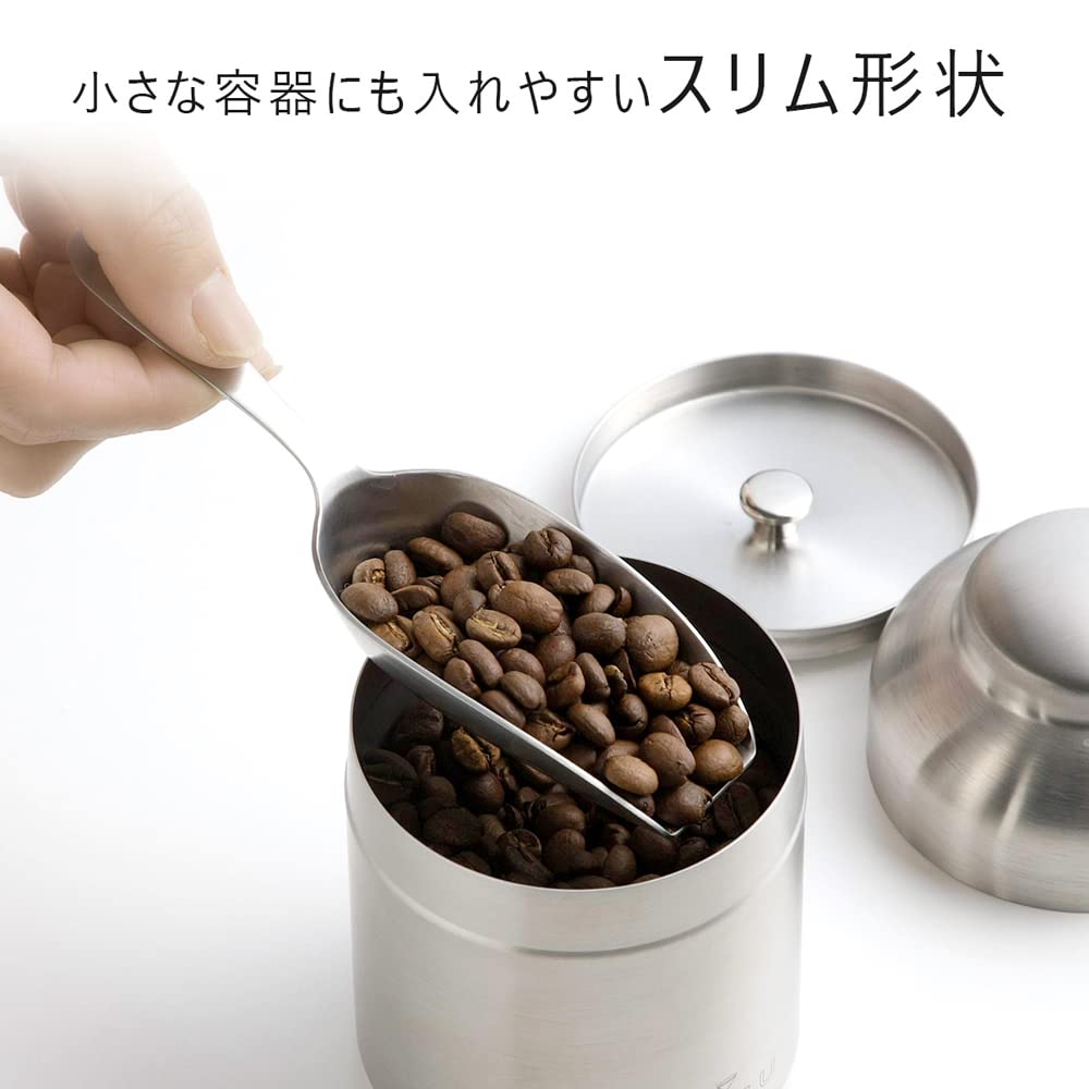 Coffee Tools KOGU Shimomura Planning Coffee Measure Scoop Measure [Made In Japan] Stainless Steel Matte Finish Dishwasher Safe Slim Easy To Transfer