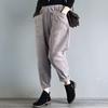 Add Velvet Warm Autumn Winter Literary Solid Corduroy High-waist Harem Retro Women Casual Pants Loose