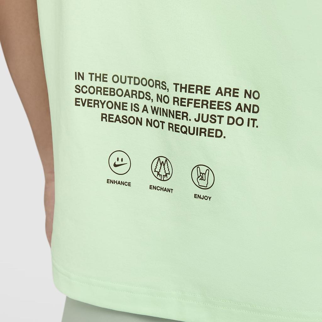 Nike Dri-FIT UV Jednobarevné Logo Značky Potisk Písmen Outdoorová Ochrana proti Slunci Rychleschnoucí Ležérní Sportovní Tričko s Kulatým Výstřihem a Krátkým Rukávem Pánské Vrchní Díly HF6169376