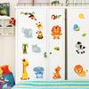 Removable Cartoon Wall Stickers for Kids Room Kindergarten Creative Christmas Birthday Gift Decals
