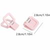 4Pcs Fixing Hem Detachable Trouser Clip Multi Function Leg Straps Anti Sliding Clip Trouser Shortening Adjustable Bookmark Clip