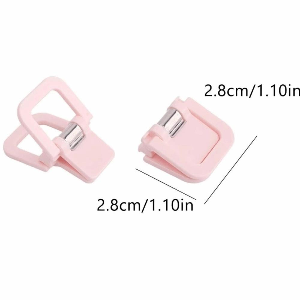 4Pcs Fixing Hem Detachable Trouser Clip Multi Function Leg Straps Anti Sliding Clip Trouser Shortening Adjustable Bookmark Clip