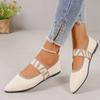 2024 New Hot Selling Women's Shoes Mesh Breathable Pointed Toe Flat Heel Shallow Mouth Comfortable Women's Shoes Zapatos Mujer